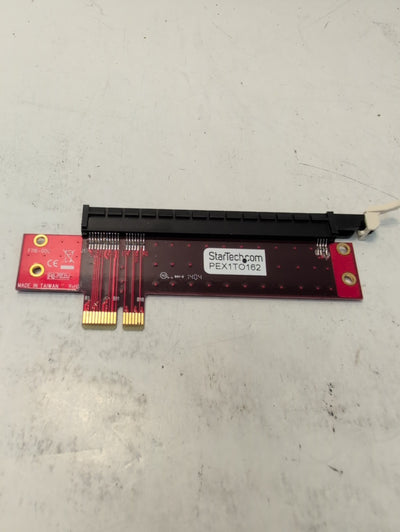 🔥 StarTech PEX1TO162 PCIe x1 to PCIe x16 Low Profile Slot Extension Adapter -