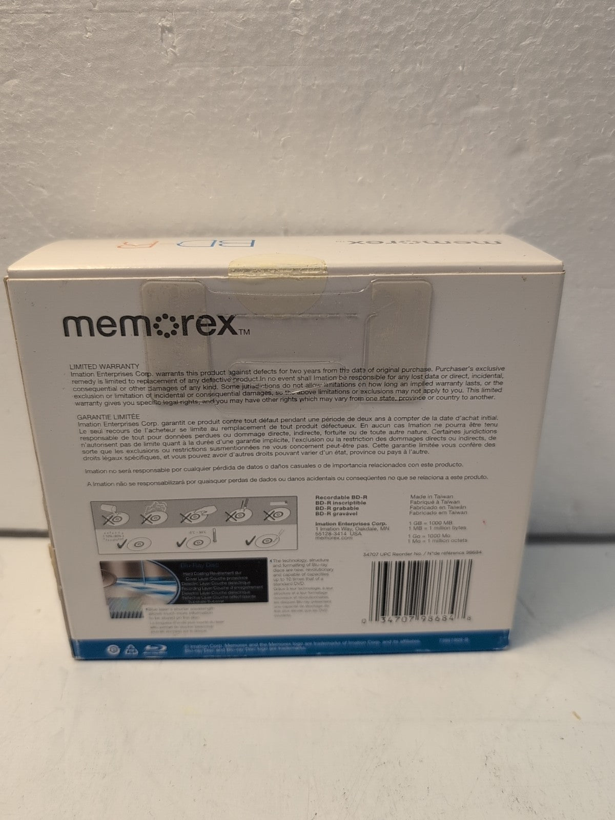 🔥 NEW Memorex Blu-Ray BD-R 6x 25GB Single Layer Disks 5 pack -