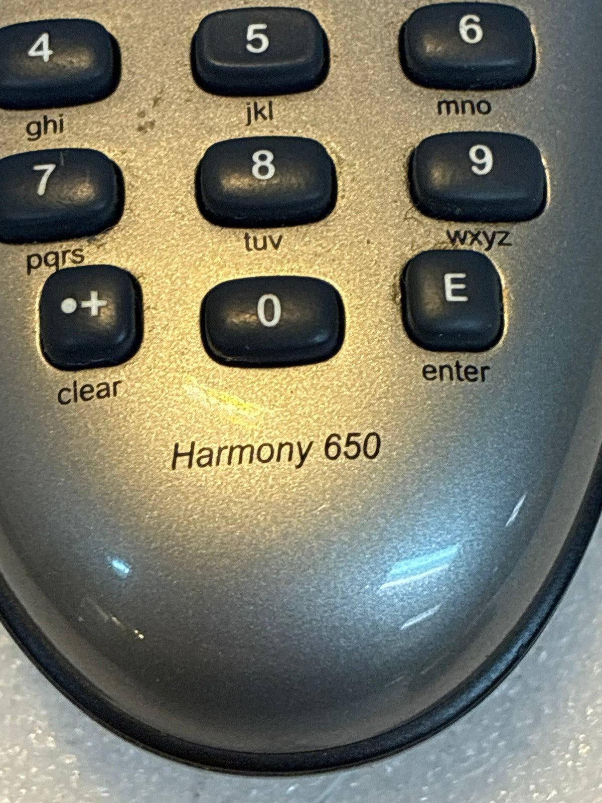 🔥 Logitech Harmony 650 Universal Remote Control Silver Black Color LCD