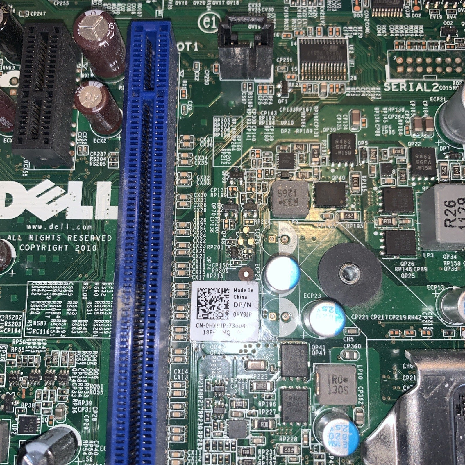 Dell OptiPlex 790 MT Q65 Motherboard (0HY9JP) combo: i7-2600 3.1GHZ CPU