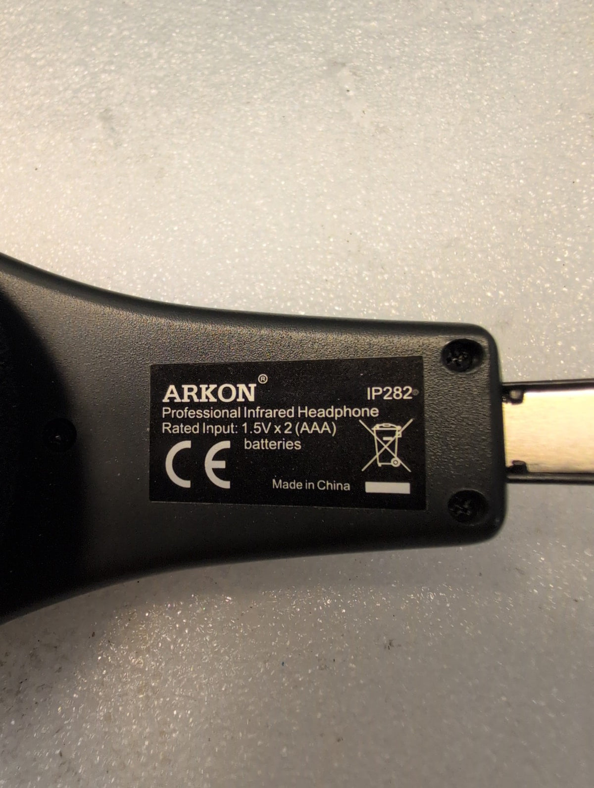 🎸 5x Arkon IP282 Professional Infrared Wireless Headphones On-Ear Black