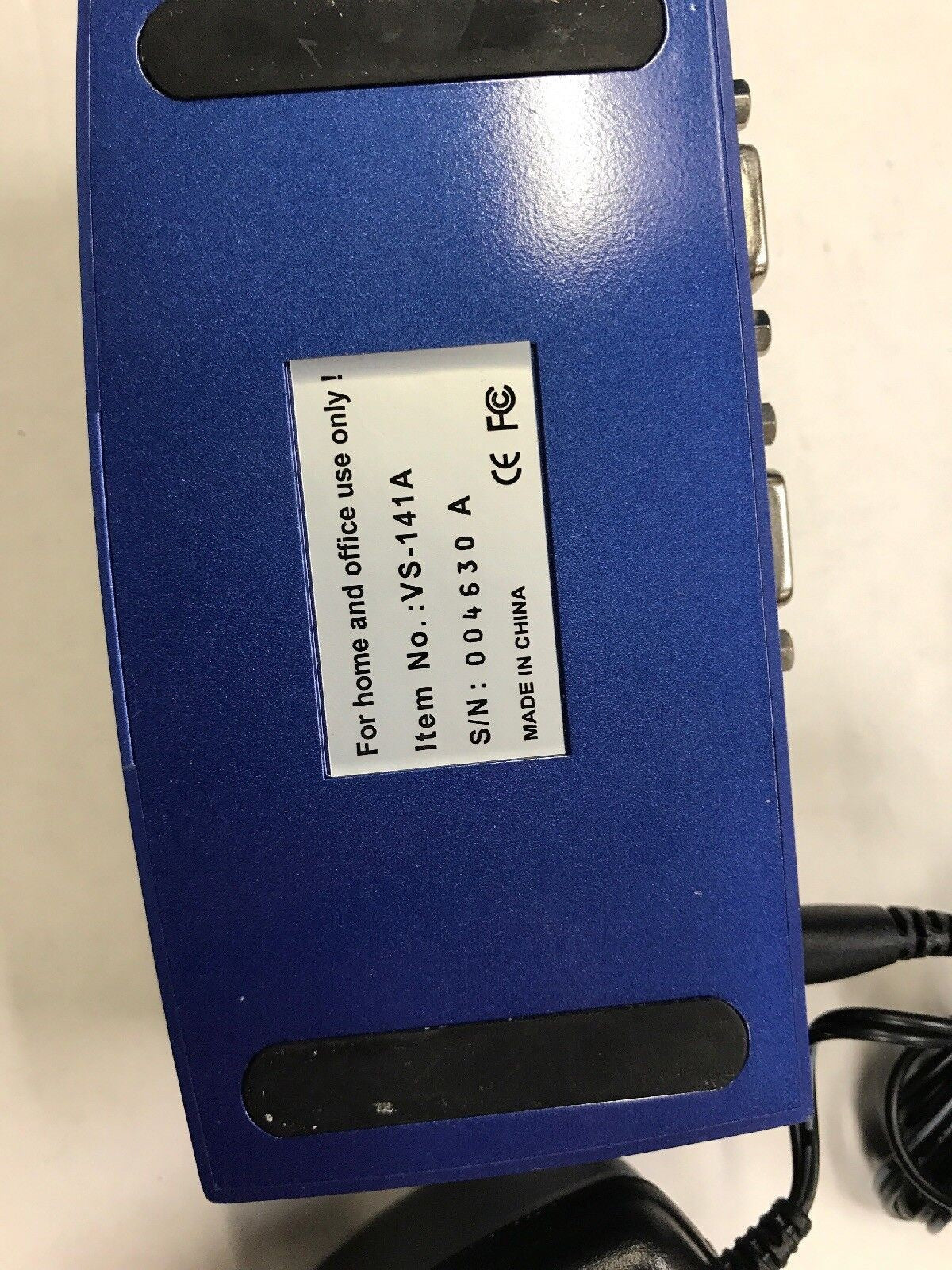 Linxcel VS-141A 4-WAY VGA Switch Electronic Type w/AC Adapter @@@