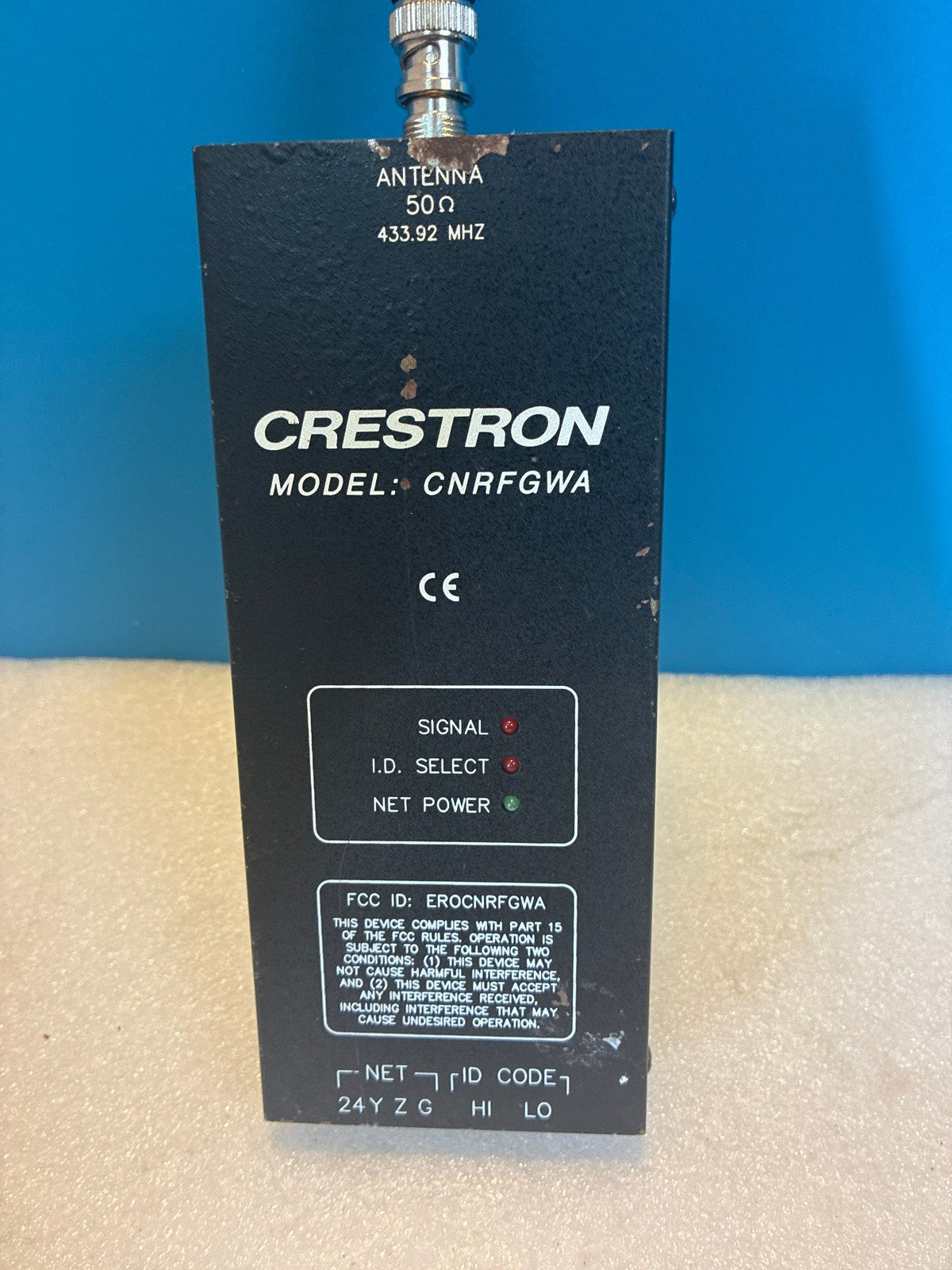 🔥 Crestron CNRFGWA RF Gateway with Antenna Home Automation Module Black