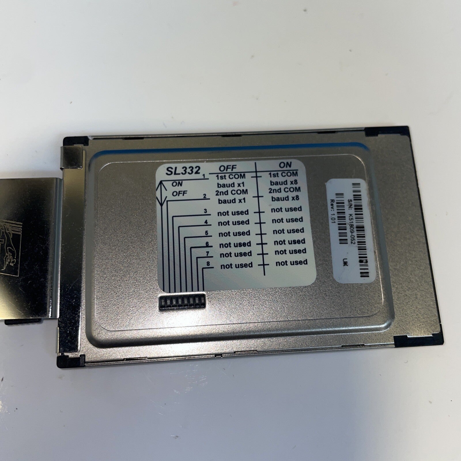 ELAN  SL332 Comma PC card dual RS232serial with cable