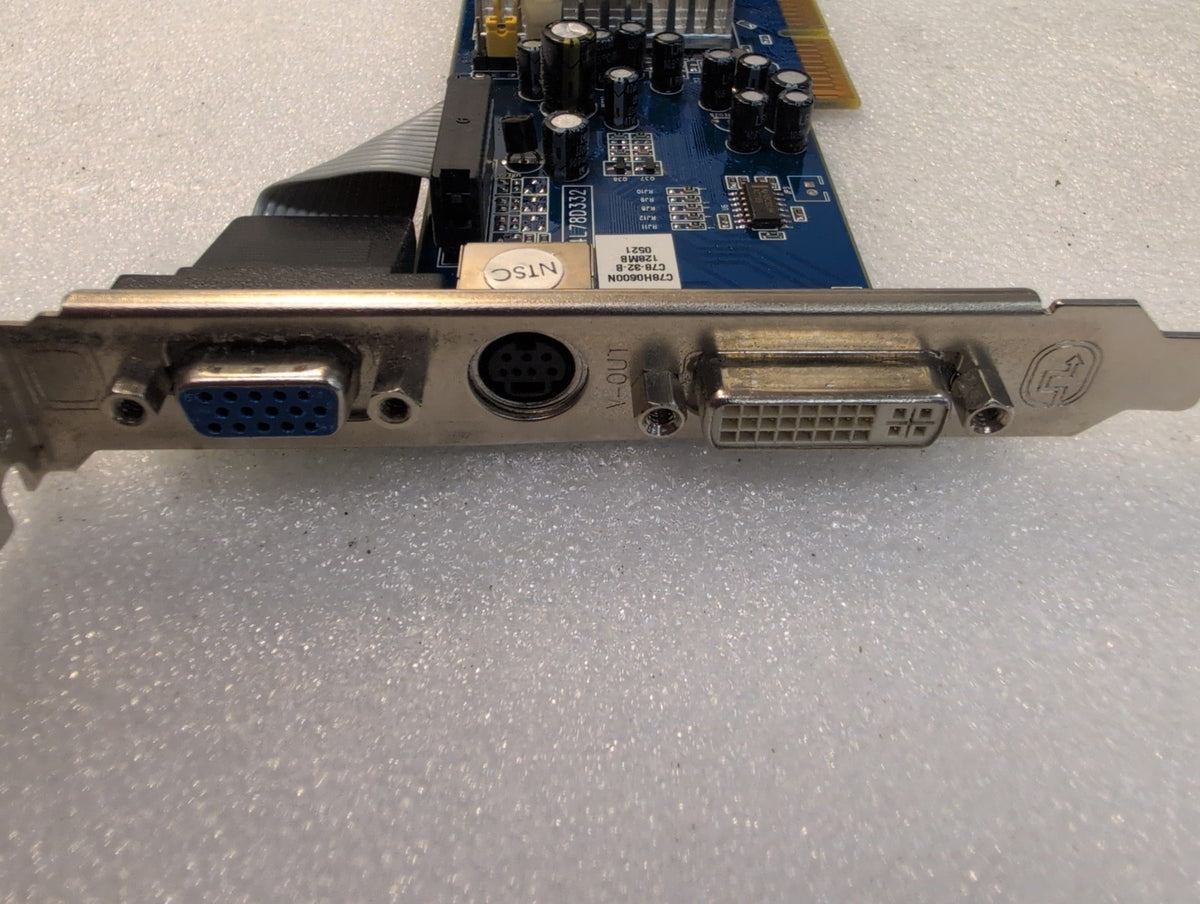 🎸 HIS Radeon 9250 C78H0600N 128MB DDR 64-bit AGP Graphics Card VGA DVI S-Video