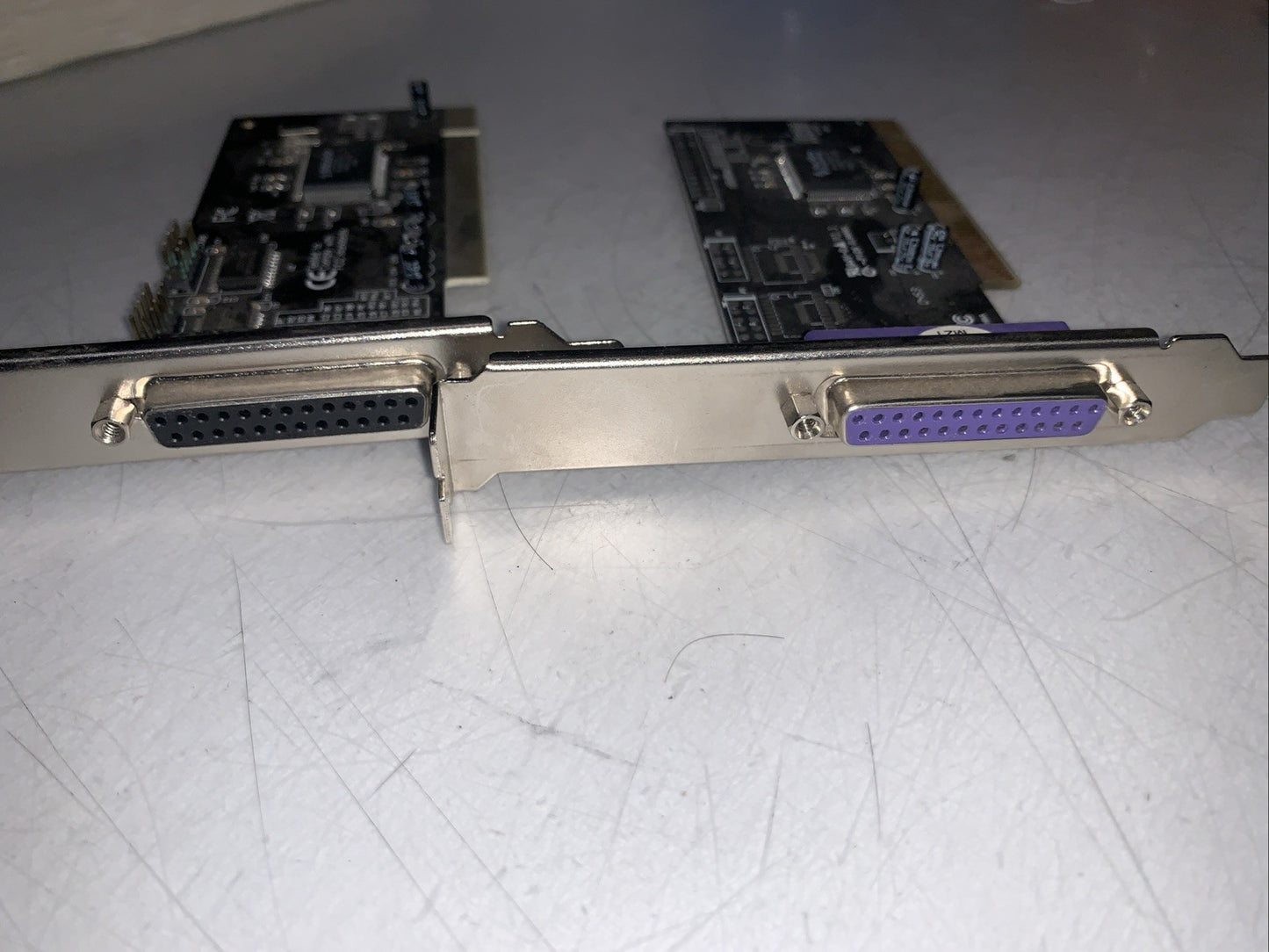 🔥 Lot Of 2 PCI Parallel Port Card DB25 25-pin