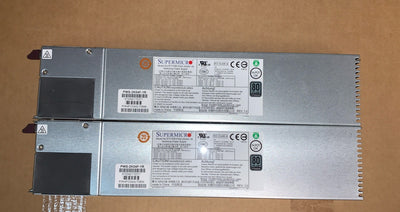 1x Supermicro PWS-2K04F-1R 2000W 1U Redundant PSU 80+ Platinum Working