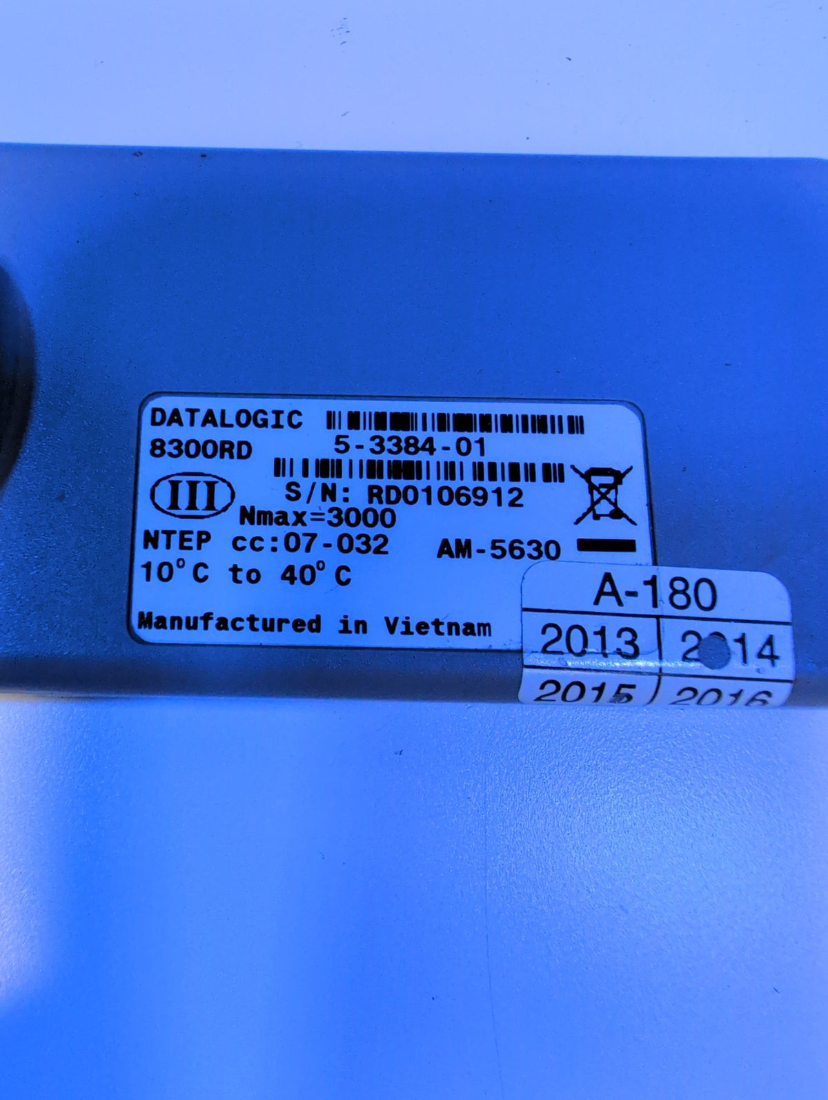 🎸 Datalogic 8300RD Remote Pole Scale Display 15kg/30lb 5-3384-01 (Cable Broken)