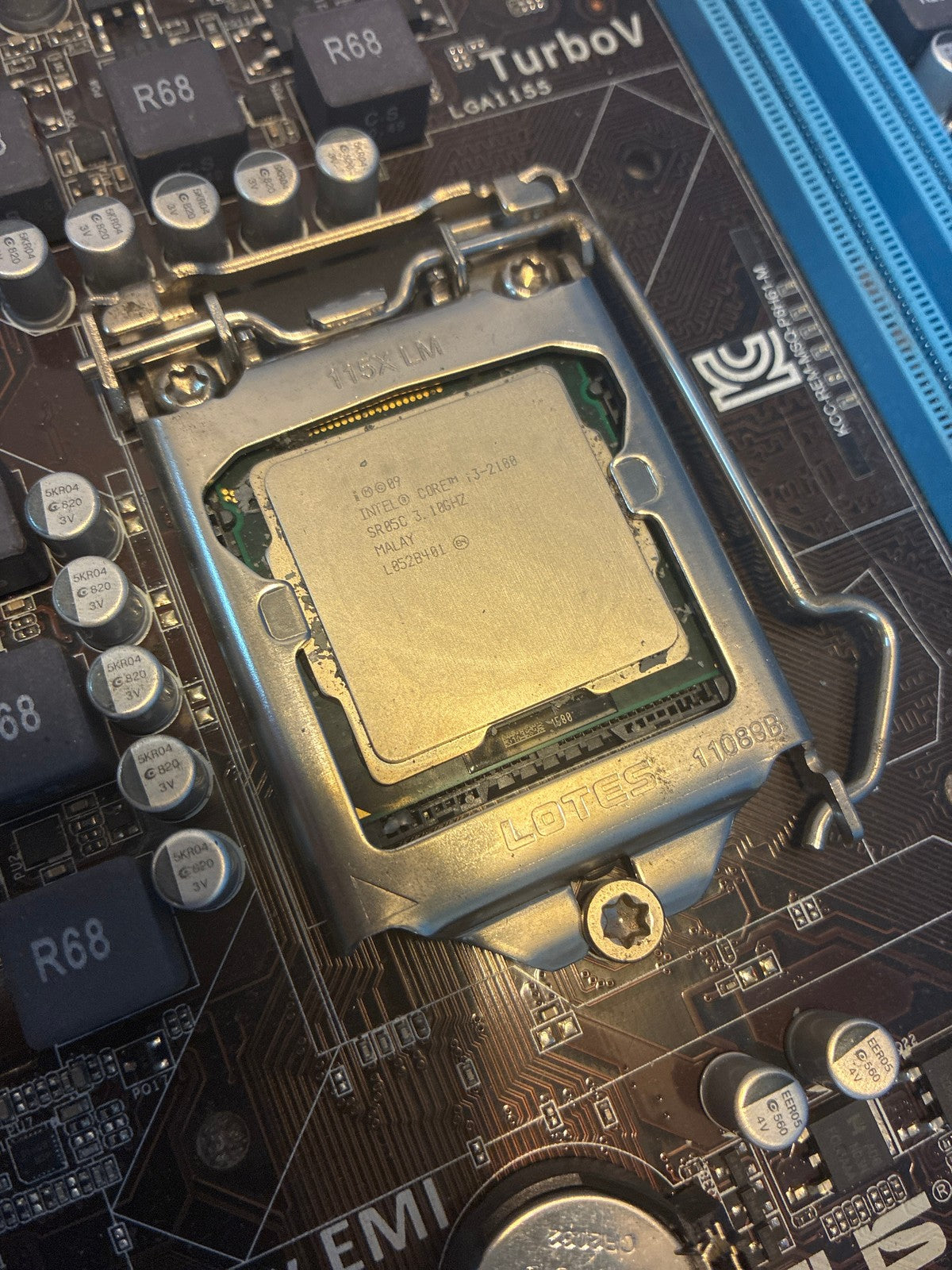 🔥 ASUS P8H61-M LGA1155 Micro-ATX Motherboard with Intel Core i3-2100 CPU
