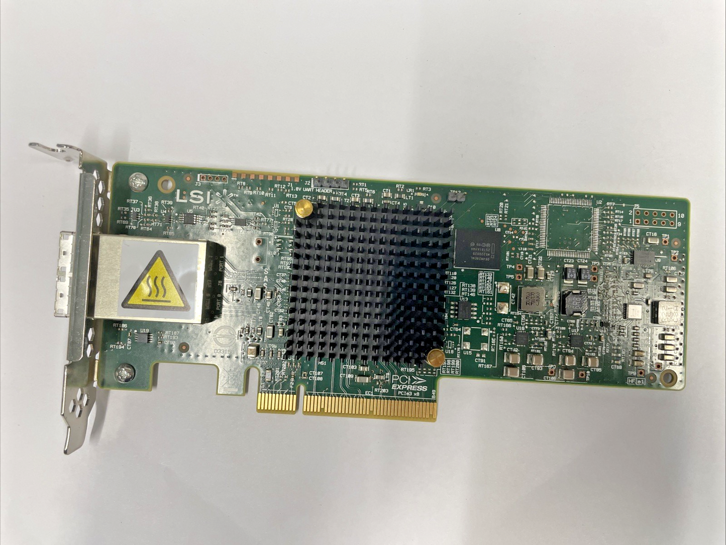 🔥 LSI  PCIe x8 SAS/SATA L/Profile Host Bus Adapter FRU P/N: 00AE914 +