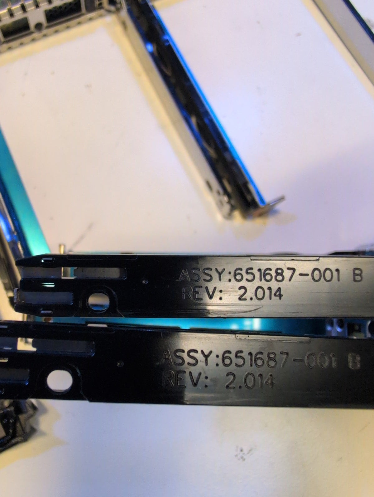 🎸 6x HP 2.5" SAS/SATA Hard Drive Caddy/Tray 651687-001 653957 W/Screws