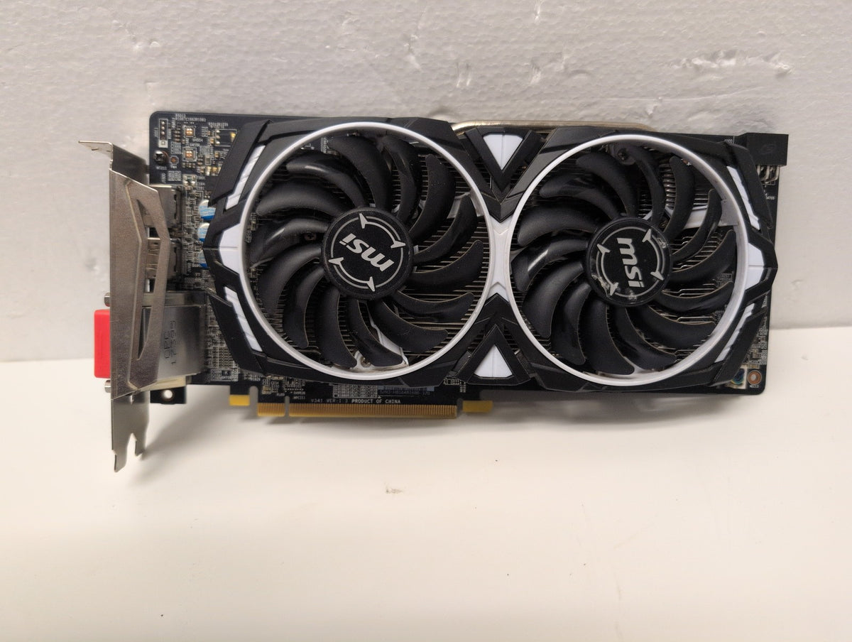 MSI Radeon RX 580 Armor 8G OC V341 8GB GDDR5 PCIe Graphics Card -