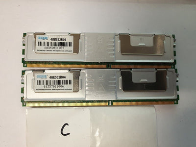 -  LOT OF 2  EDGE TECH 4GE532R04 SERVER RAM