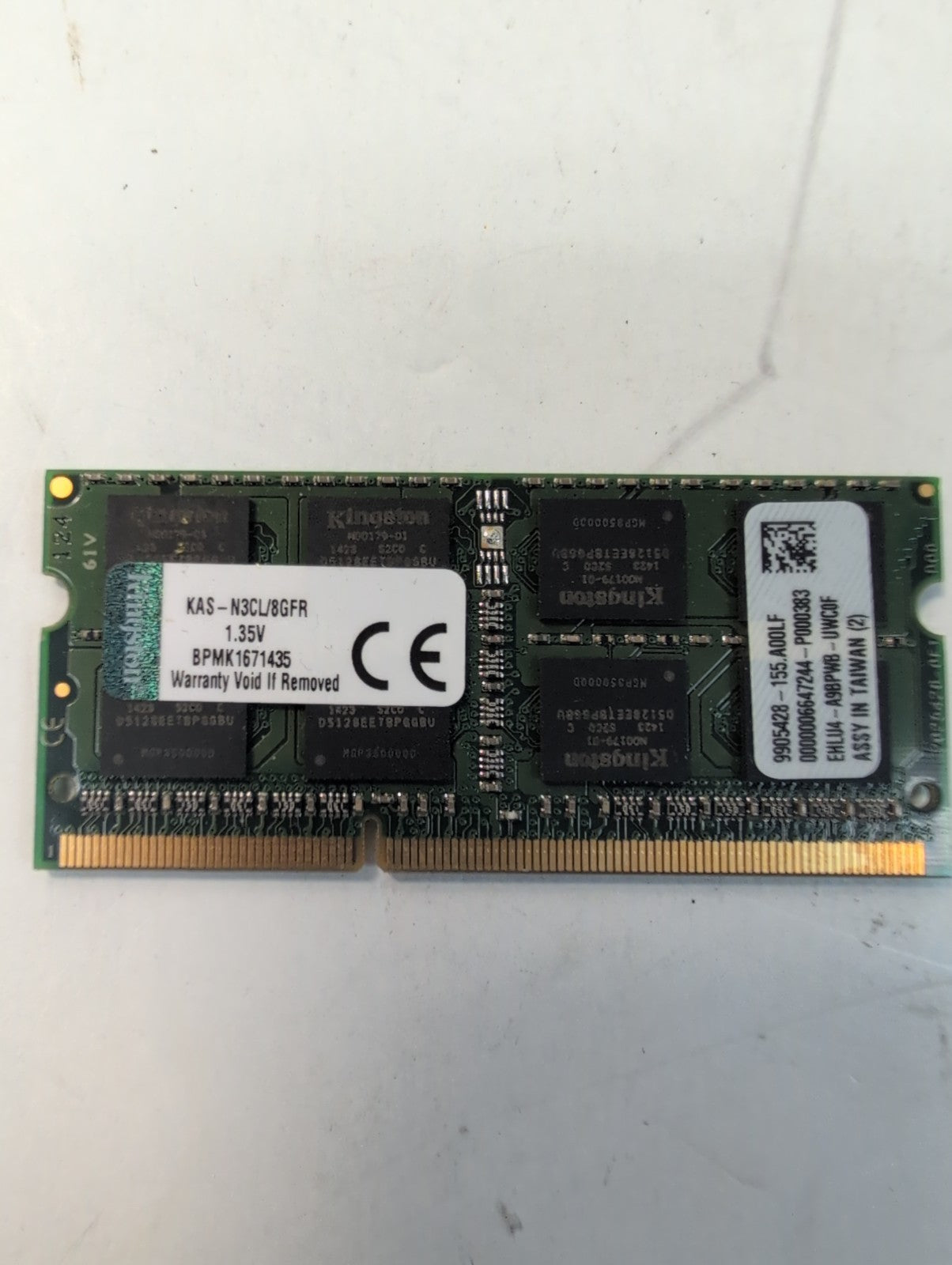 🔥 Kingston 8GB Memory RAM SO-DIMM KAS-N3CL/8GFR  Laptop Memory RAM -