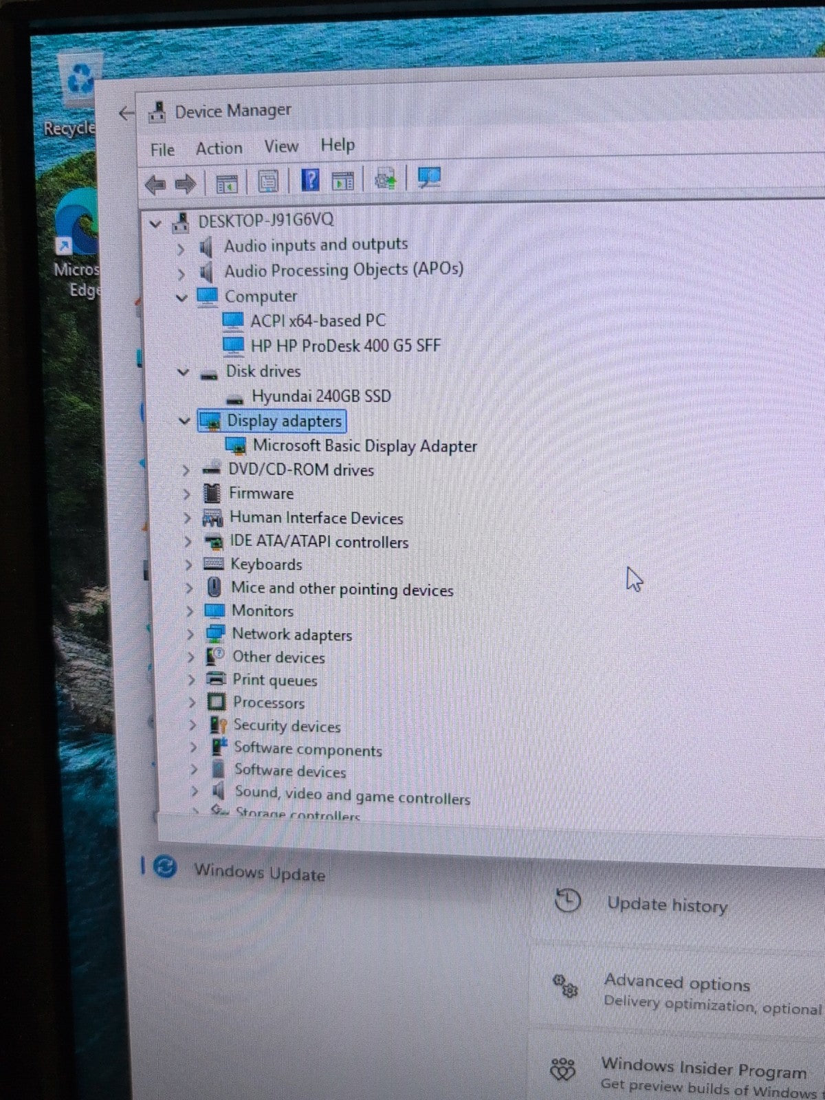 🔥 HP ProDesk 400 G5 SFF PC  i3-8100,3.60GHz/ 8GB RAM/ 240GB SSD/ WIN 11 PRO -