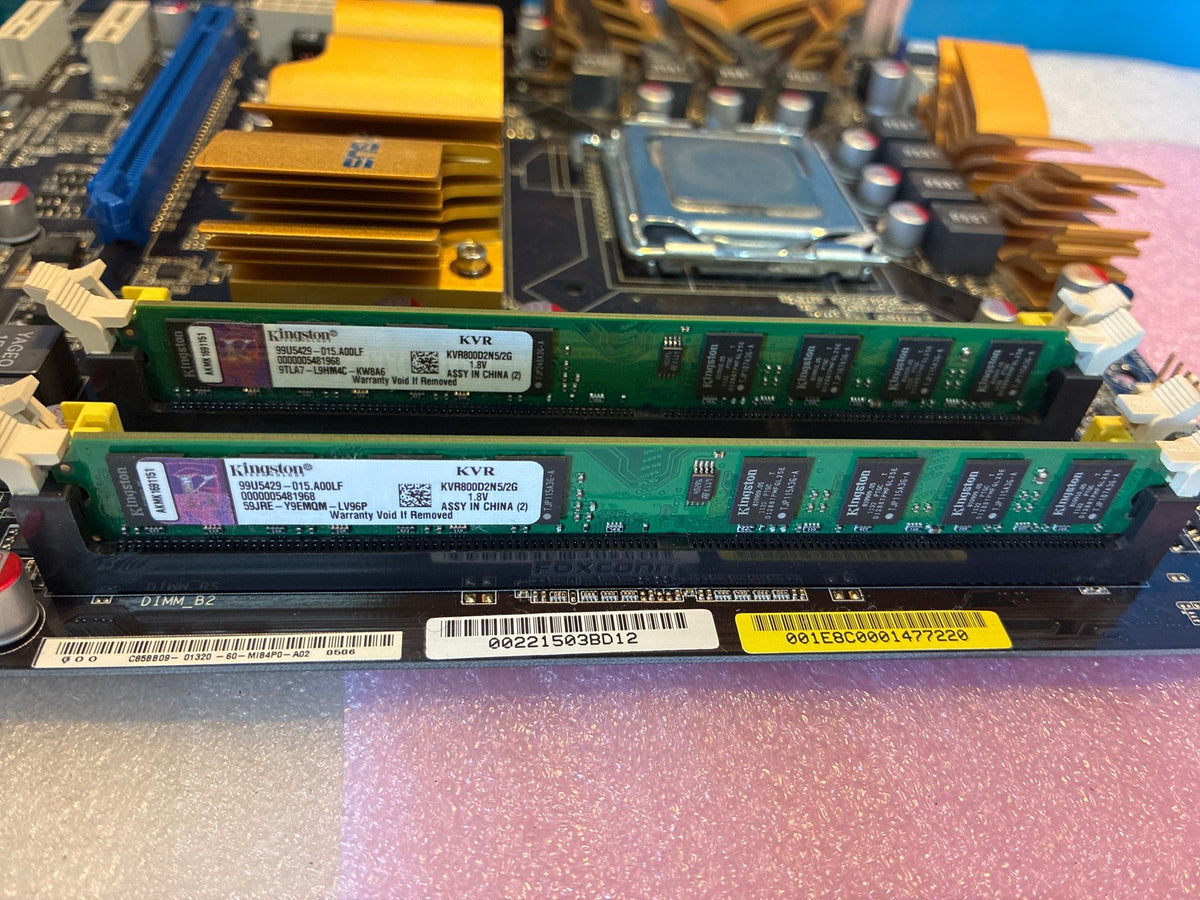 🔥 ASUS P5Q LGA775 ATX Motherboard + Intel Core 2 Quad Q9450 + 4GB DDR2