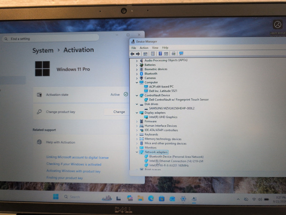 🎸 Dell Latitude 5521 15.6in Laptop i5-11500H 8GB RAM 256GB SSD Win11 Pro