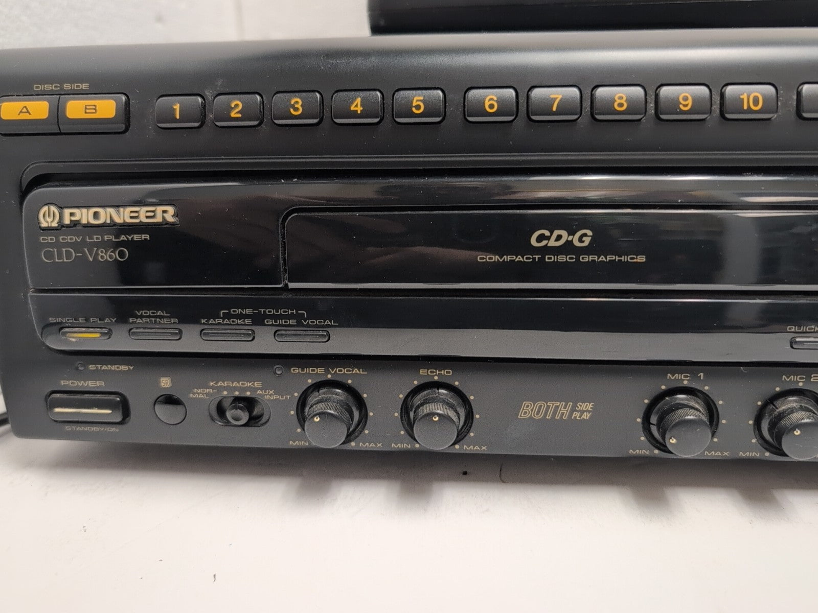 🔥 Pioneer CLD-V860 Karaoke LD/CD Laser Disc Player With  Remote Tested -