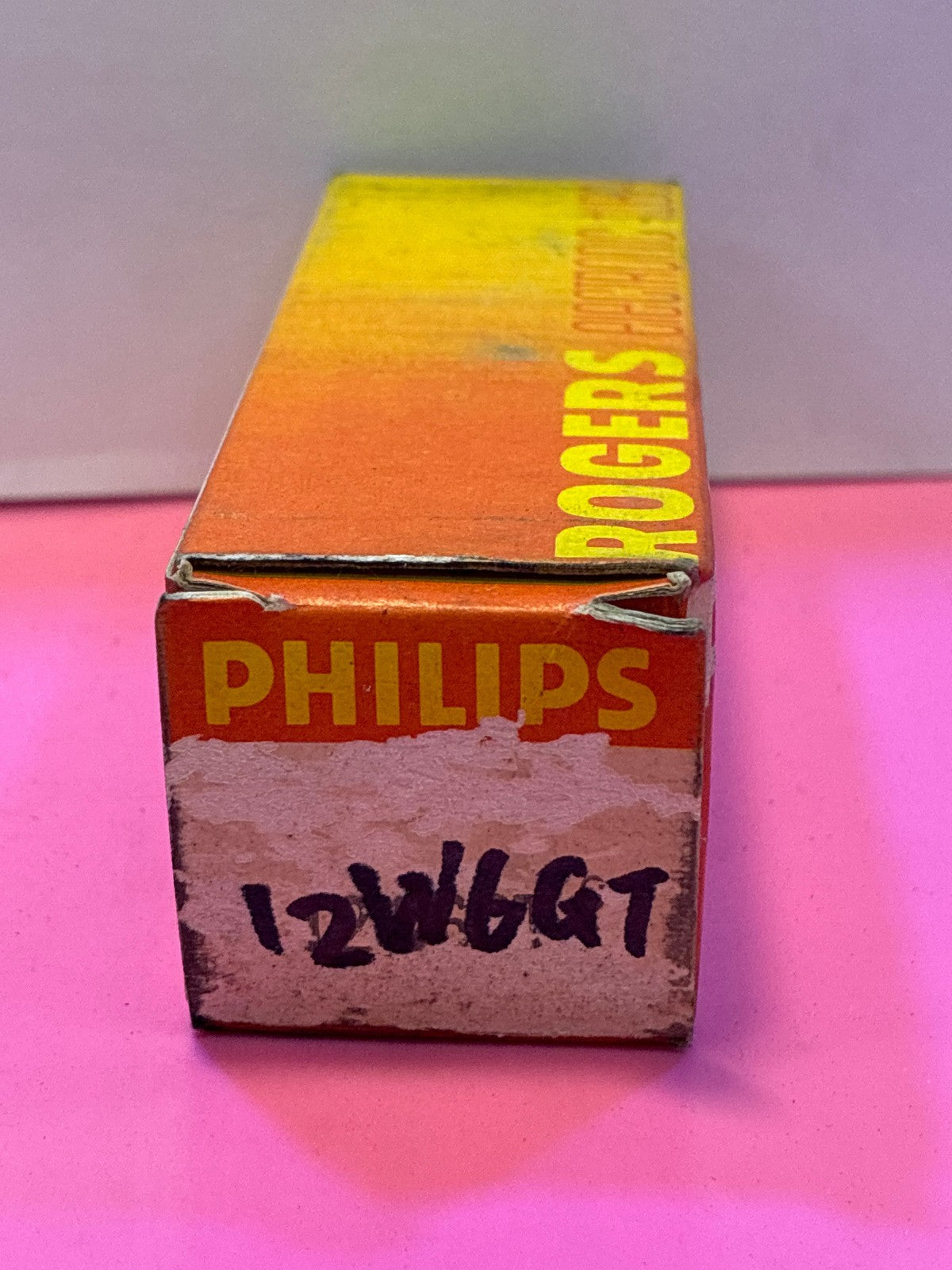🔥 Philips Rogers 12W6GT Vacuum Tube Vintage in Original Box