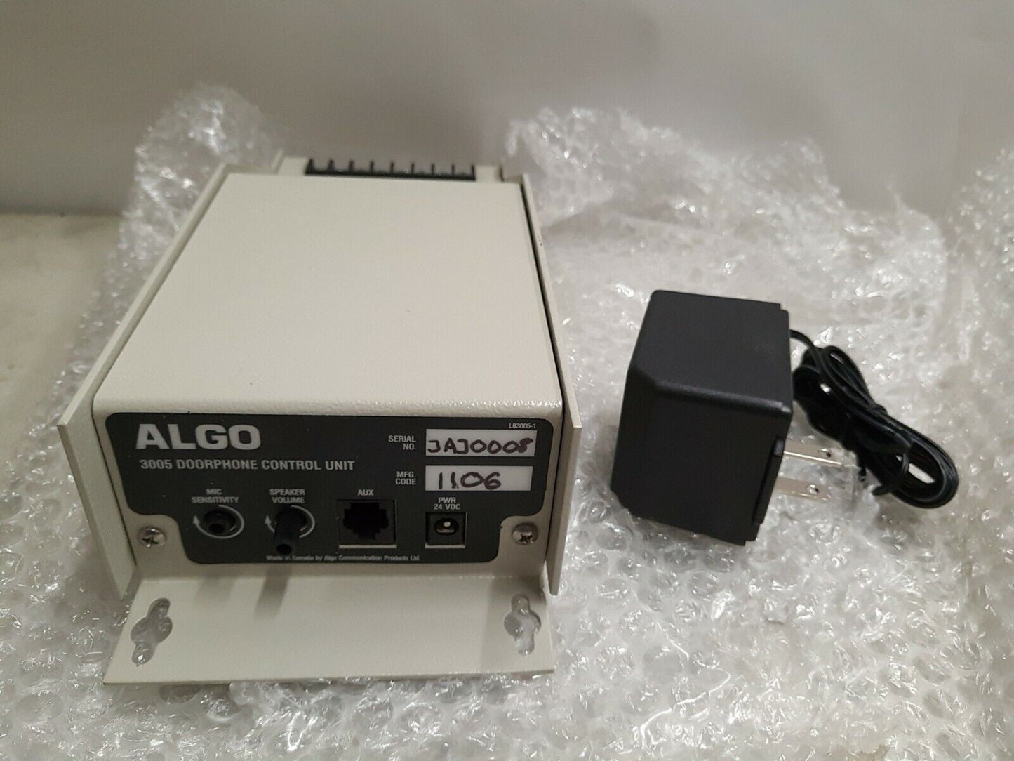 - (GRADE A) Algo 3005 Doorphone Control Unit With AC Adapter