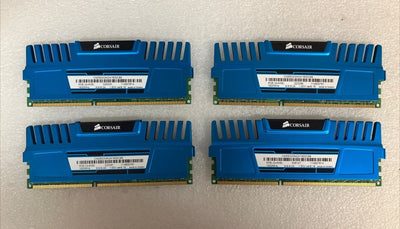 48GB =12x 4G Corsair CMZ8GX3M2A1600C9B Vengeance Blue PC3-12800 1600mHz DDR3 RAM