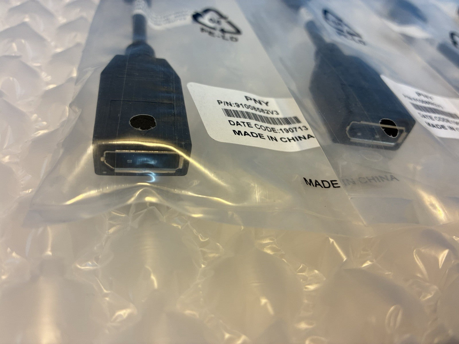 4x 🔥 PNY Mini DisplayPort (Male) to Standard DisplayPort (Female) Adapters