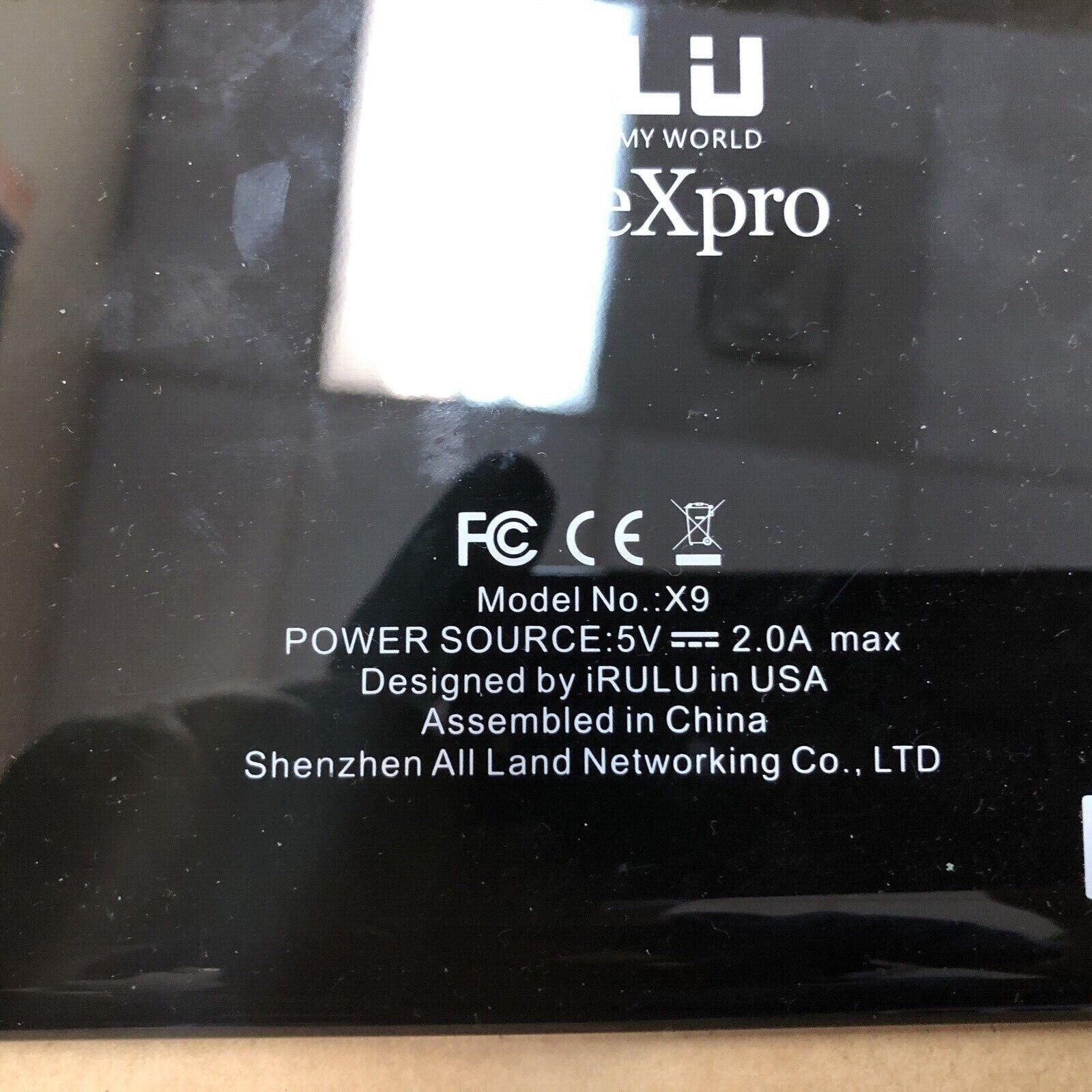 $ iRulu eXpro X9 9 inch Android Tablet /w keyboard (can't power on) AS-IS