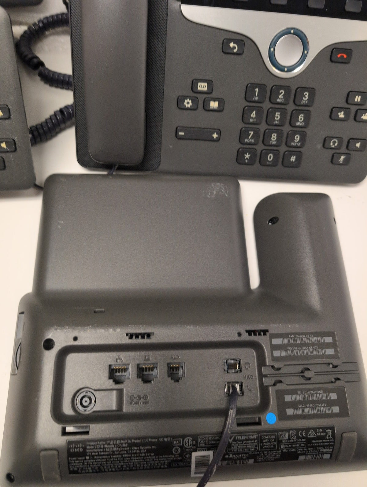 🎸 5x Cisco CP-8851 IP Phone VoIP Business Desk Phone Color LCD Display