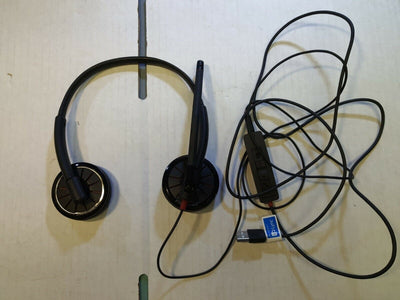 - (NICE) 4x Plantronics Blackwire C325 /300 DA Stereo USB-A Headset Tested
