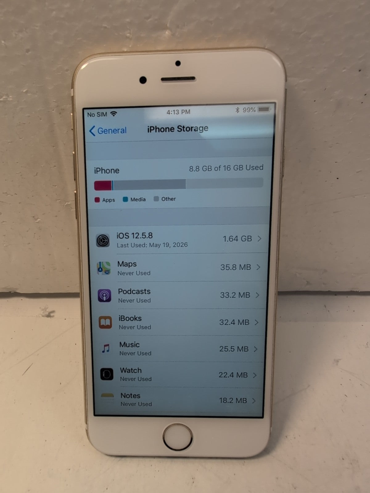 🔥 Nice Apple iPhone 6 Smart Phone  16GB  (Unlocked)  A1549  -
