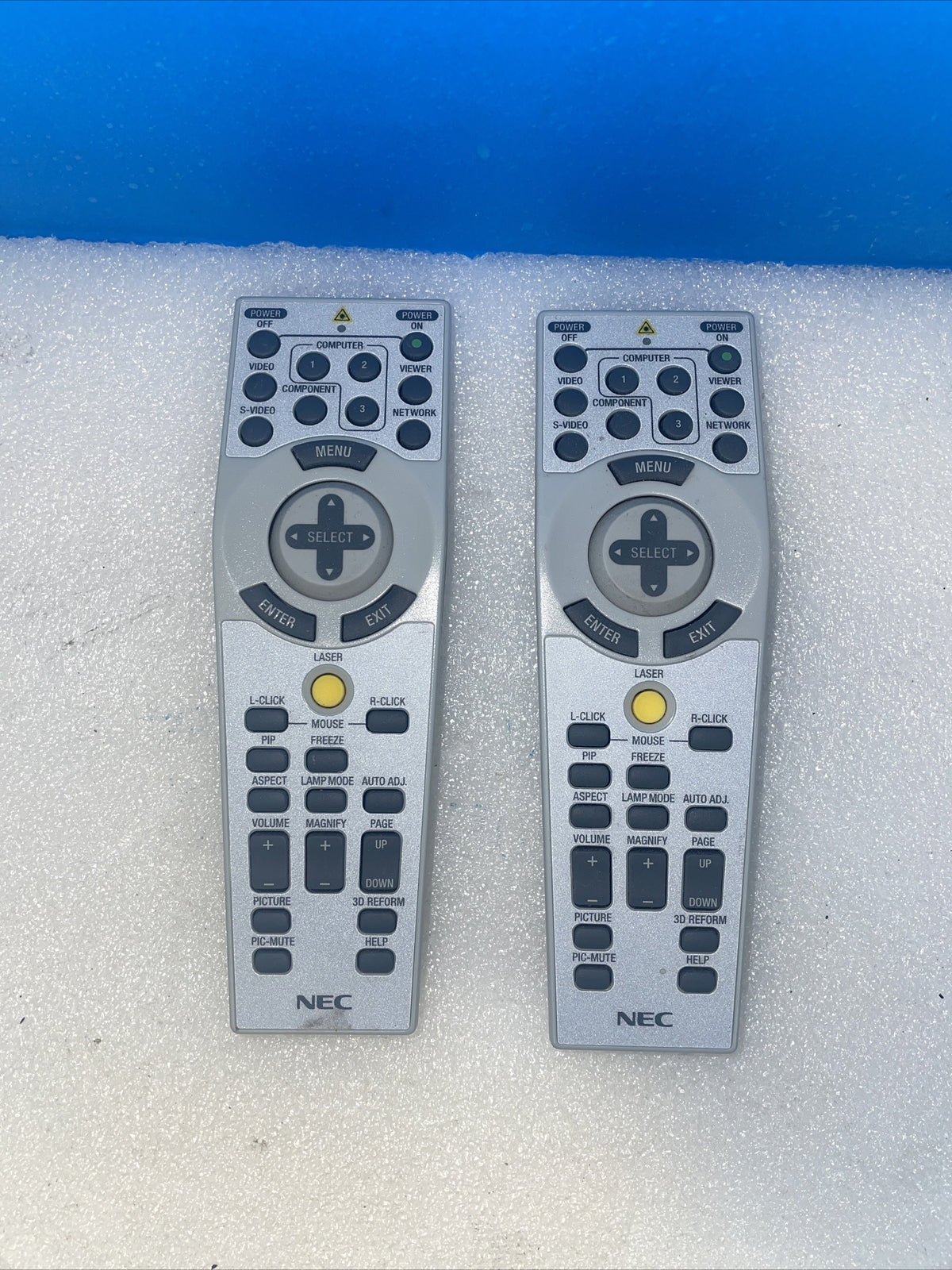 One Genuine NEC Projector Remote Control Laser Pointer