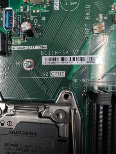 🔥 UNUSED HUAWEI BC11HGSA VER. E 2x SOCKET LGA2011-3 DDR4 SYSTEM BOARD RH2288H -