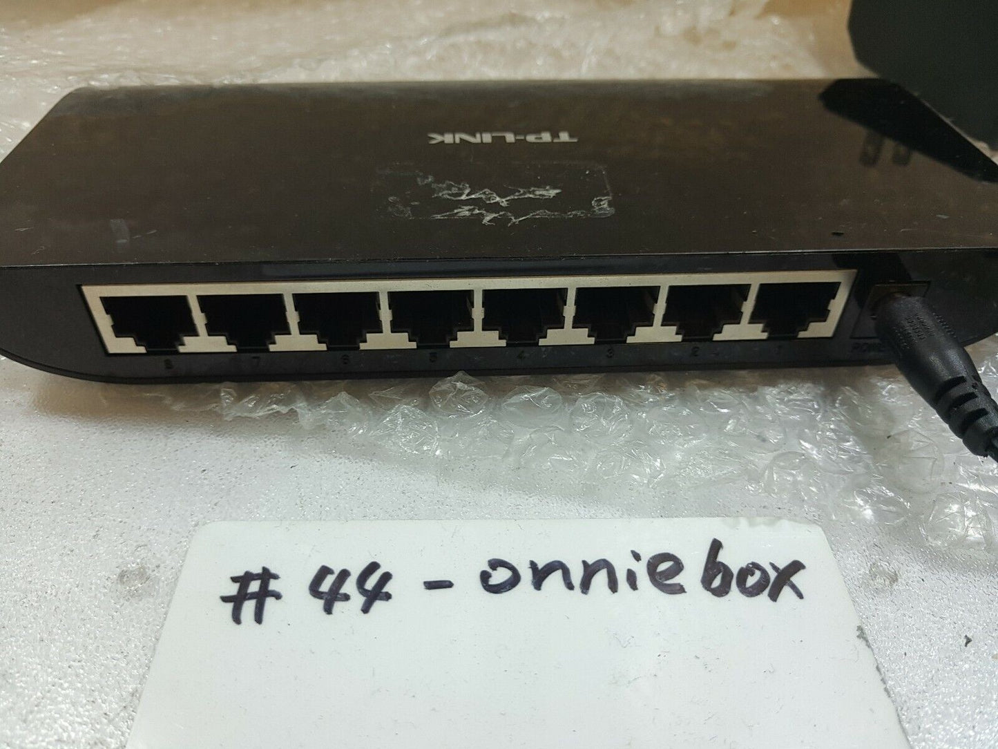 - TP-LINK 8-Port Gigabit Desktop Switch TL-SG1008D WITH 9V ADAPTER