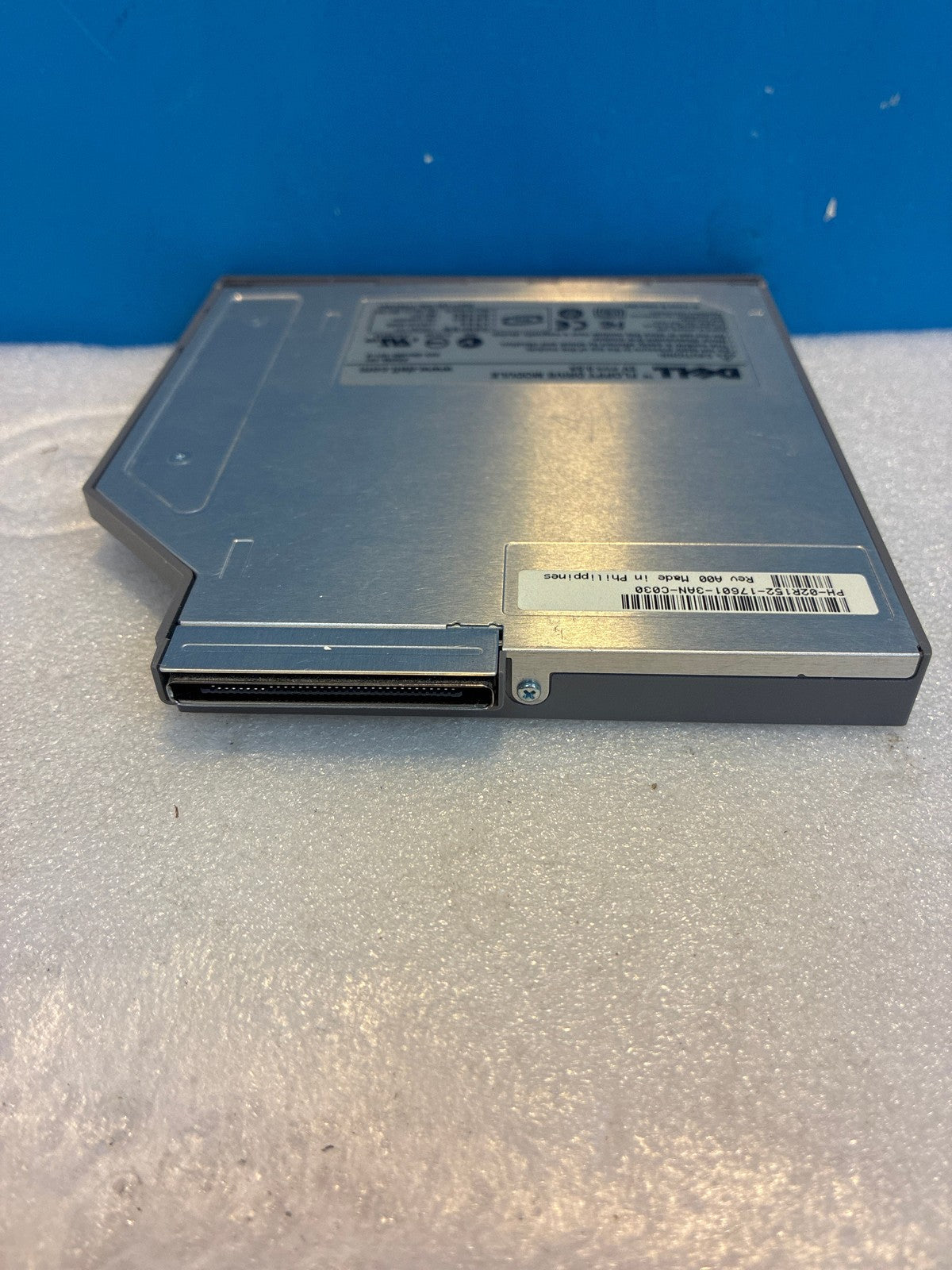🔥 Dell FDDM-101 Floppy Drive Module 7T761-A01 Slim Laptop Bay NEC Silver