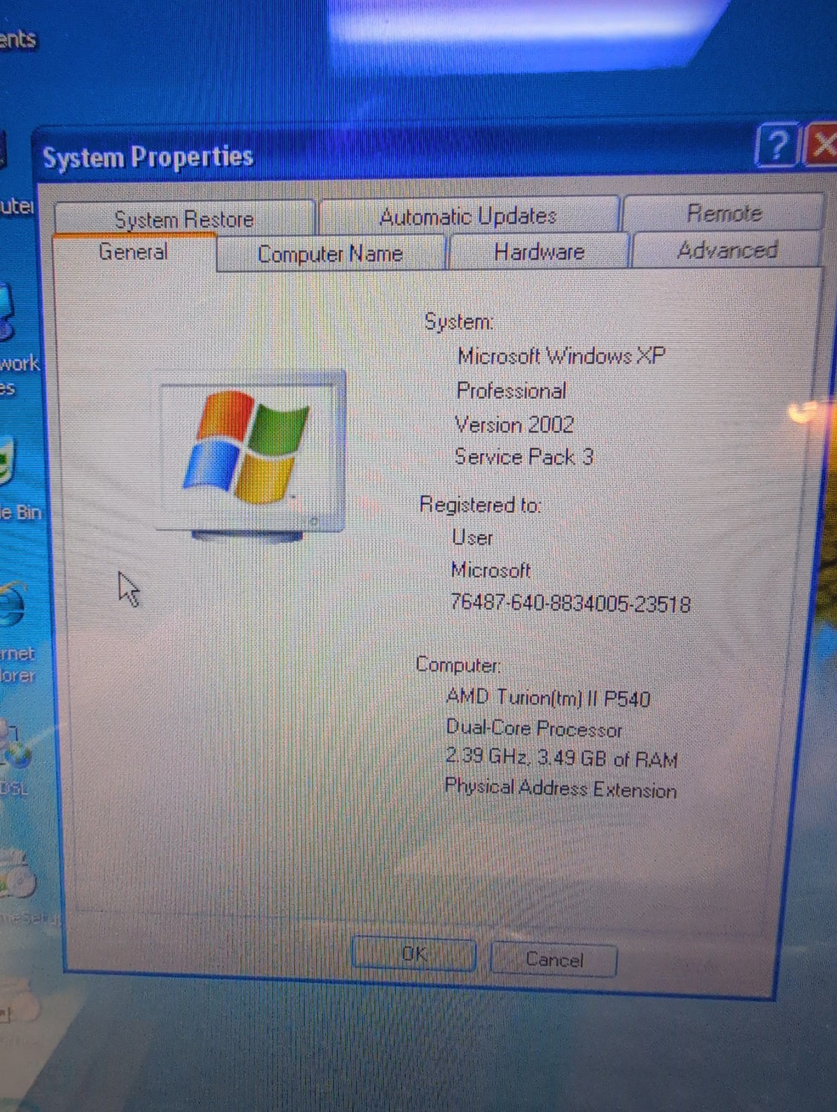🎸 HP Pavilion dv5 15.6" Laptop AMD Turion II P540/4GB/ 320GB HDD/WINXP  (READ)