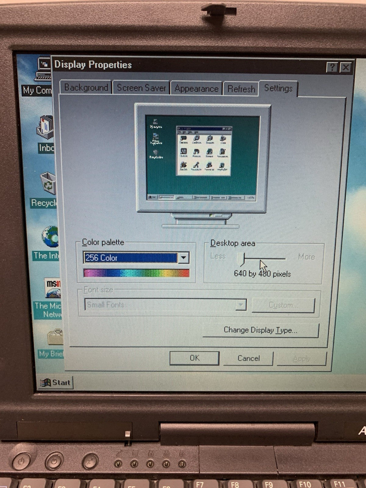 🔥Vintage~ Acer Acernote Light Pentium CPU/16MB RAM/800MB HD/Windows 95 + AC ada