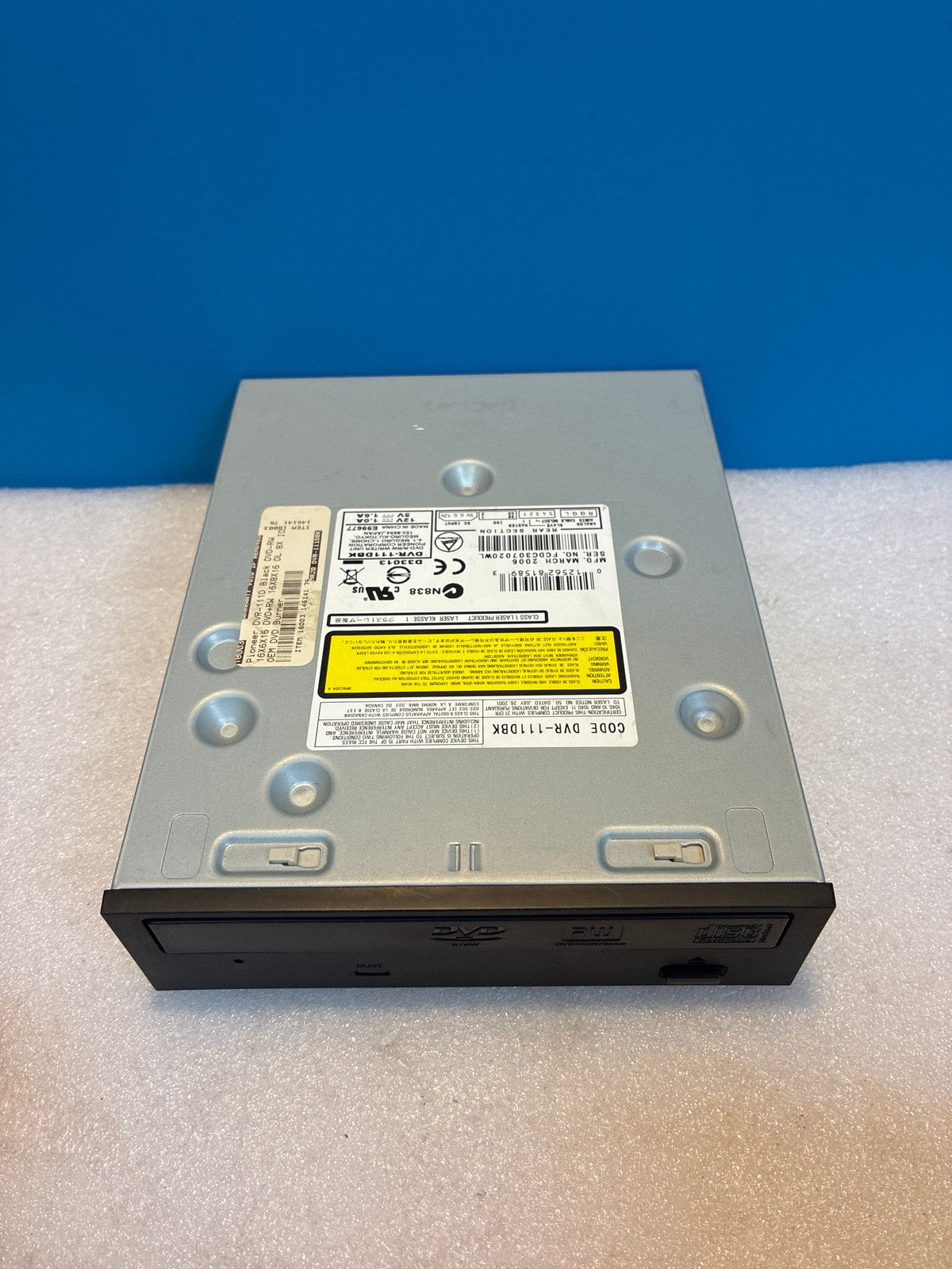 🔥 Pioneer DVR-111DBK Internal IDE DVD±RW Burner DVD-RW Drive Black