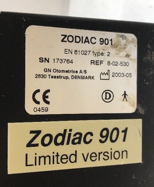 * Madsen Zodiac 901 Middle Ear Analyzer Tympanometer AS IS