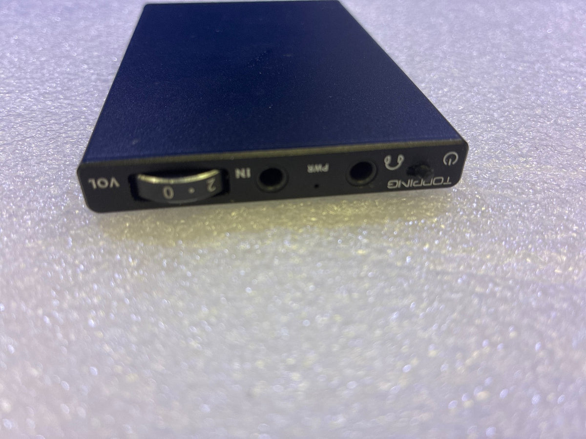 🔥 Topping NX2 Portable Headphone Amplifier with USB DAC - Dark Blue
