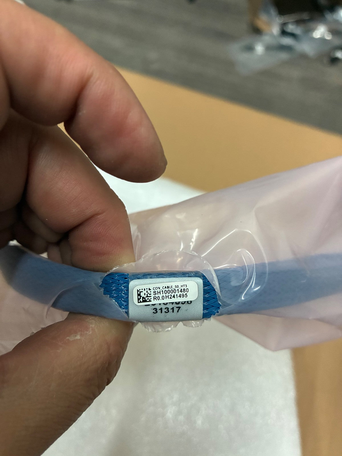 🔥 Connector Cable Assembly CON_CABLE_50_HT3 Blue Braided Gold-Plated SH10000148