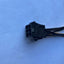 🔥 6-Pin PCIe to Dual 6+2-Pin GPU Power Splitter Y-Cable Black Yellow