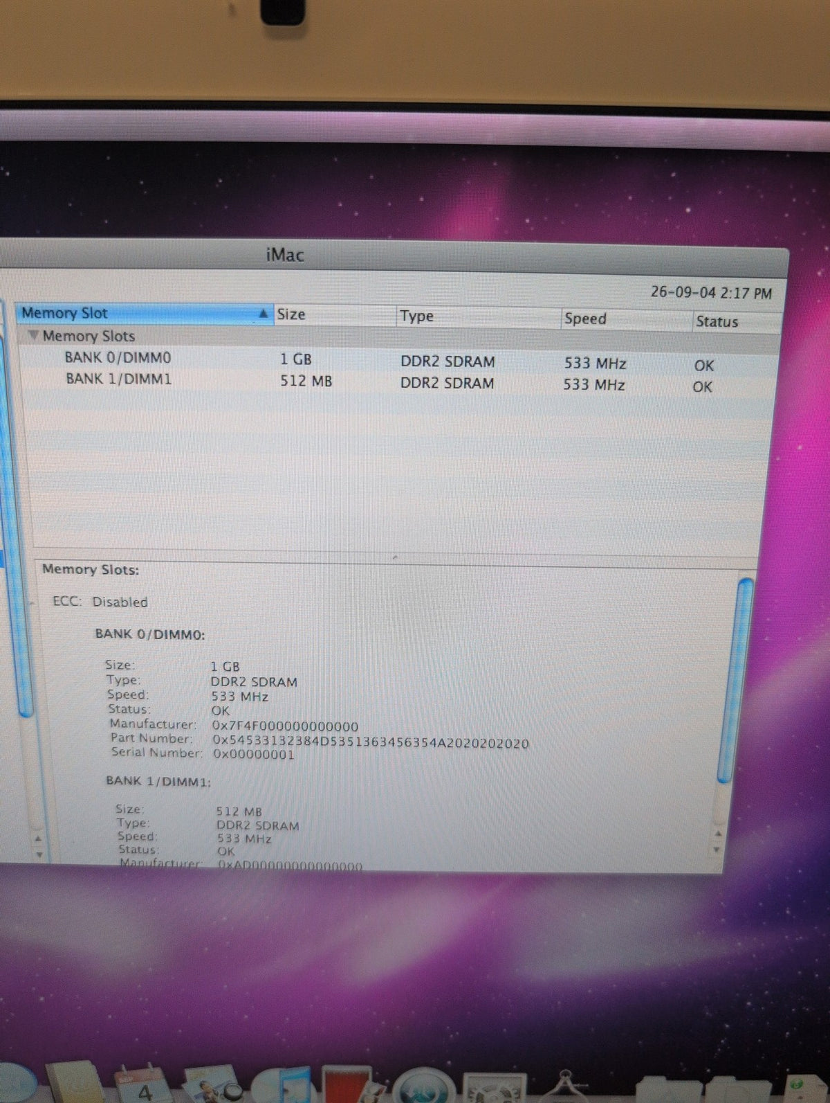 🎸 Apple iMac 17-inch A1173 Core Duo 1.83GHz 1.5GB RAM 160GB HDD OS 10.6