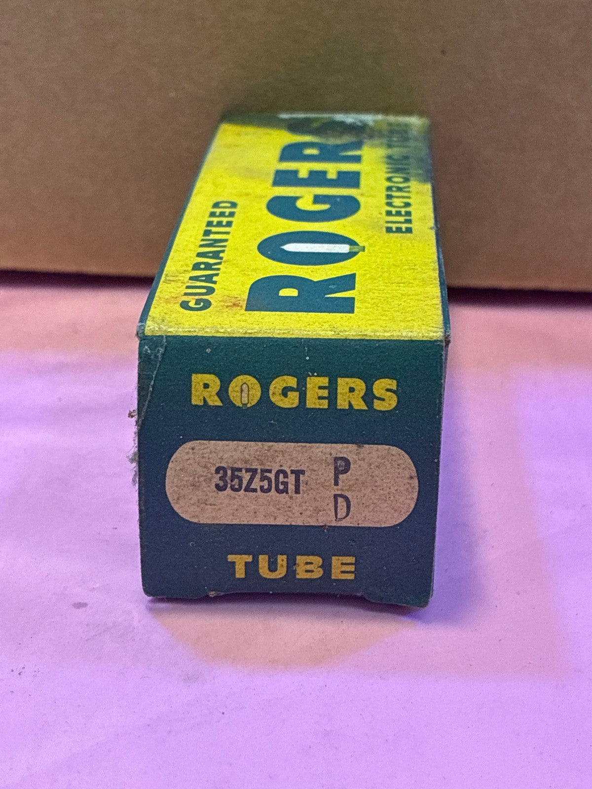 🔥 Rogers 35Z5GT Vacuum Tube Rectifier in Original Box Vintage NOS