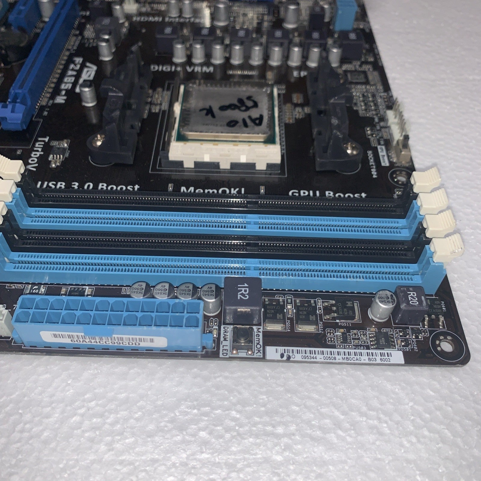ASUS F2A85-M Motherboard + AMD A10-5800K CPU Combo FM2 (no IO shield)