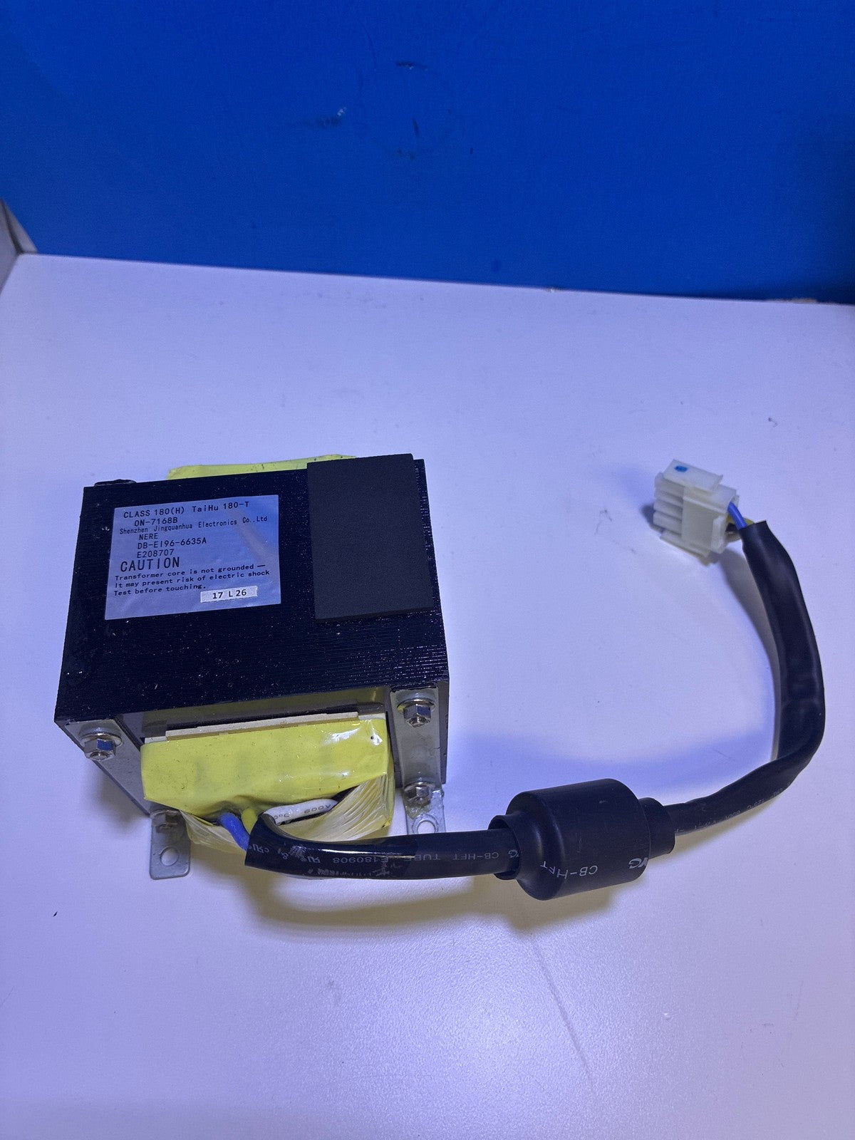 🔥 TaiHu 180-T ON-7168B Class 180(H) Power Transformer Chassis Mount UL E208707