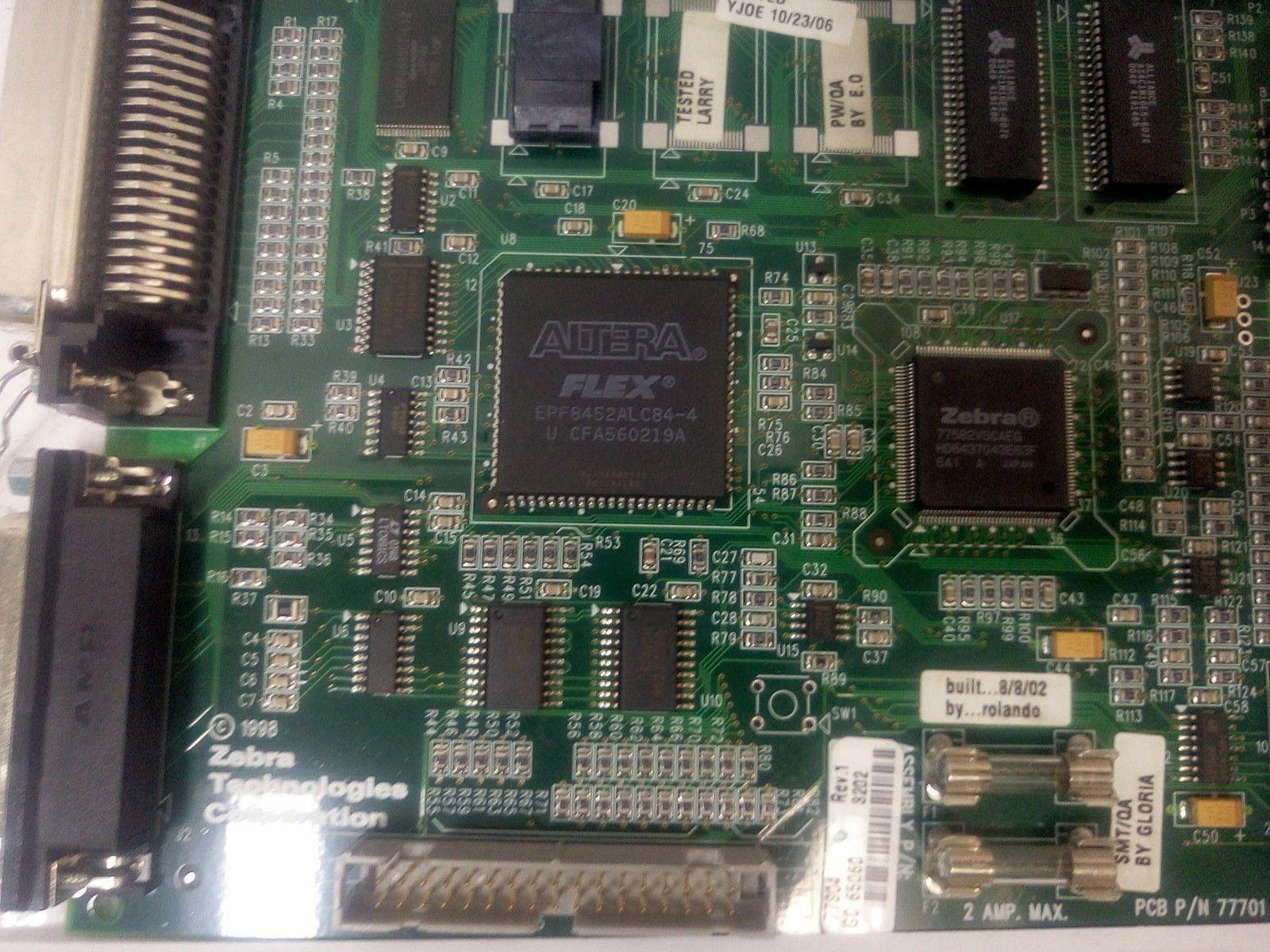 - Zebra  Z4M  Thermal Printer  Main Logic Board 77904  REV.1