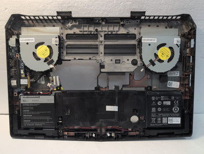 DELL ALIENWARE 15 R2 P42F Laptop Bottom Case Cover 0Y5FKV with Working Battery-