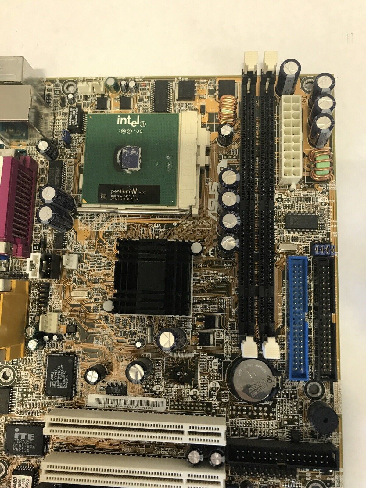 Asus CUSI-FX CUS1-FX Motherboard (with PIII 1000MHZ CPU)