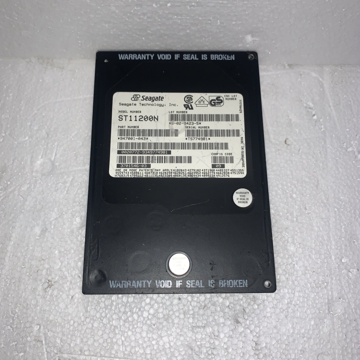 🔥 1.2GB Seagate ST11200N 3.5" HH 50 PIN SCSI Hard Disk Drive Power Mac