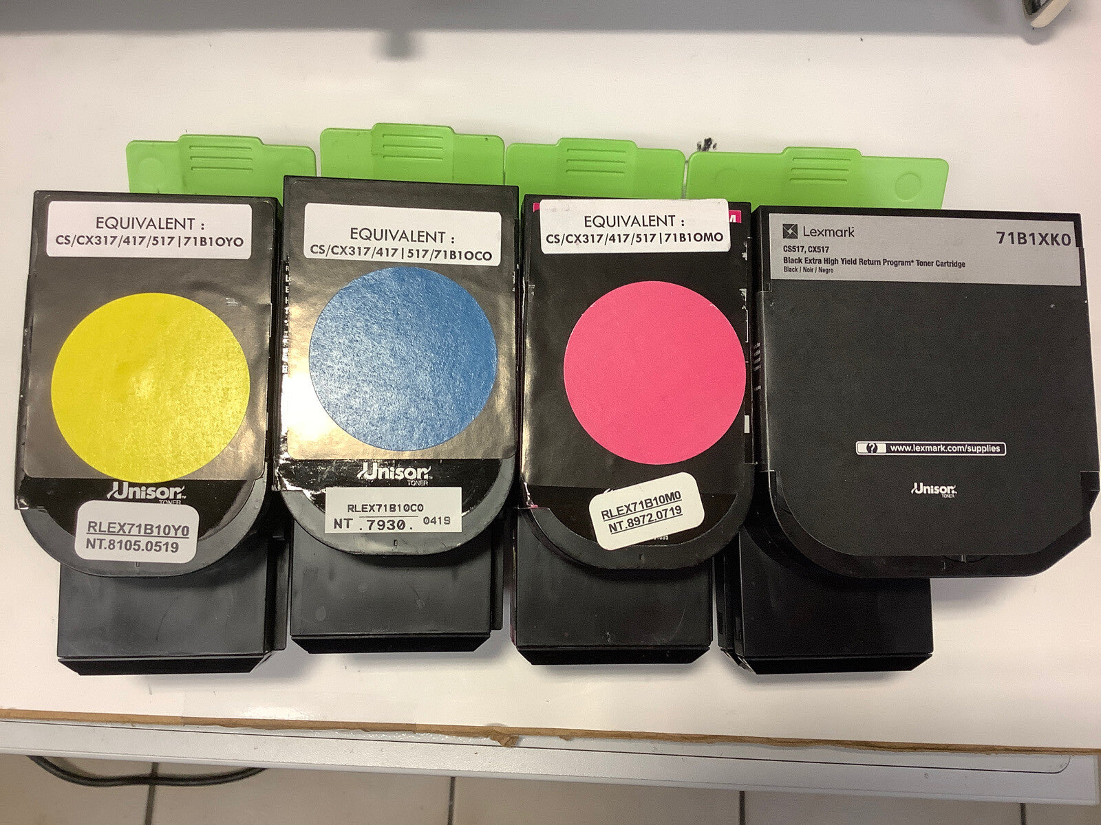 71B1XKO TONER CARTRIDGE COMPATIBLE FOR LEXMARK 7527/ CX517de printer